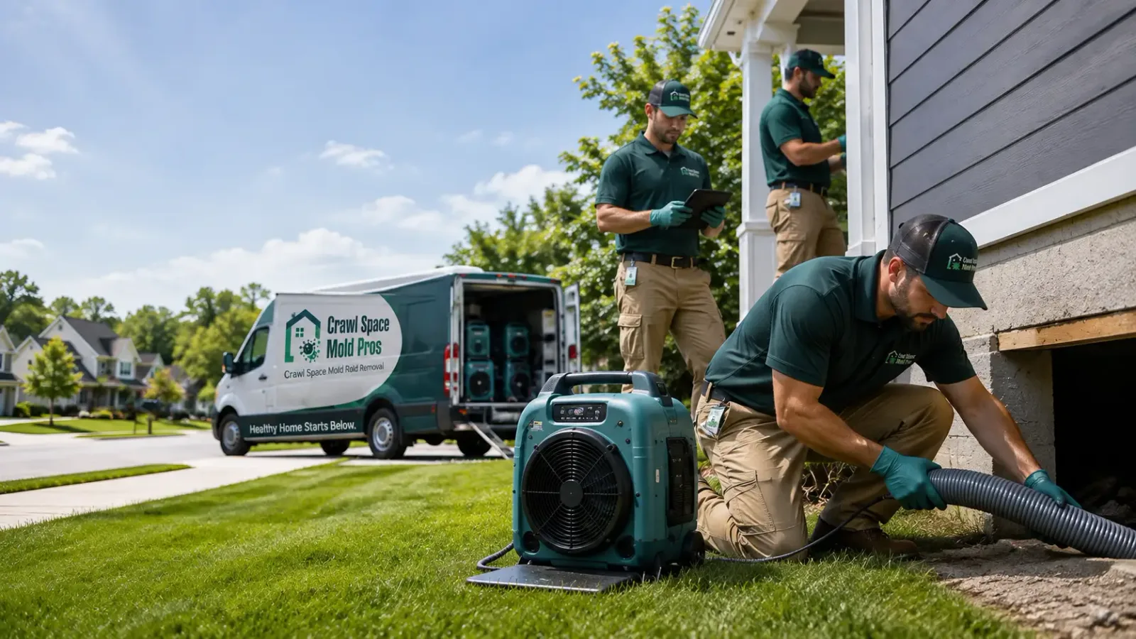 Crawl Space Mold Removal in Millsboro, PA